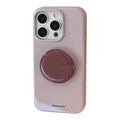 Cute Korean INS Simple Solid Colors with Bracket Soft Phone Case for Iphone 13 14 15 16 17 Pro Max Shockproof Protective Cover
