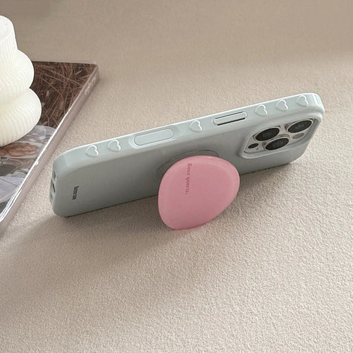 Cute Korean INS Simple Solid Colors with Bracket Soft Phone Case for Iphone 13 14 15 16 17 Pro Max Shockproof Protective Cover